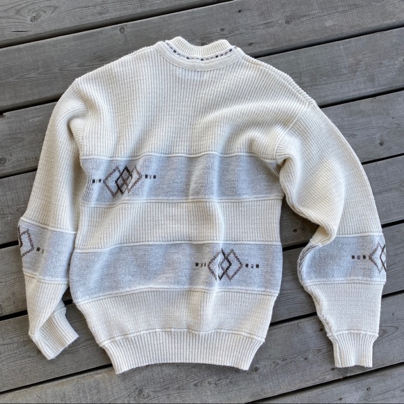 London Fog Vintage Grandpa Sweater - Picture 6 of 6